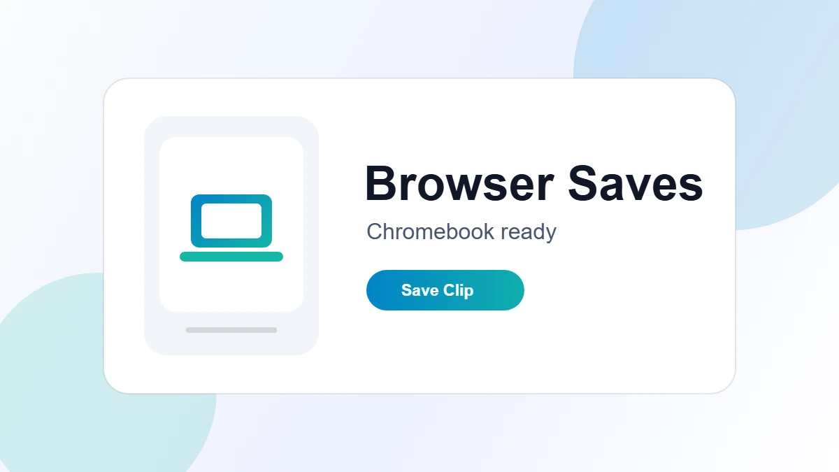 Chromebook with social video downloads open in a browser and file manager