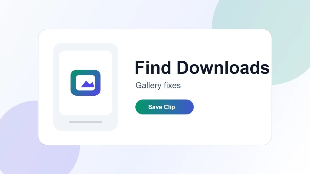 TikTok video file in a phone downloads folder beside a gallery icon