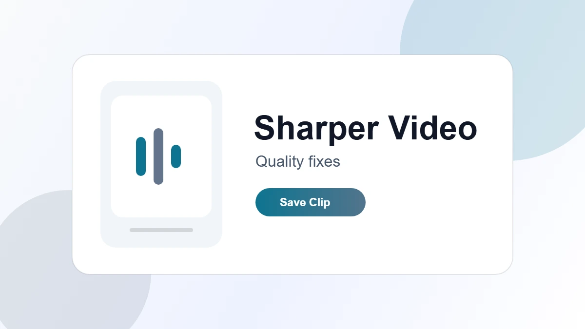 Two TikTok video previews compared for sharpness and lower image quality